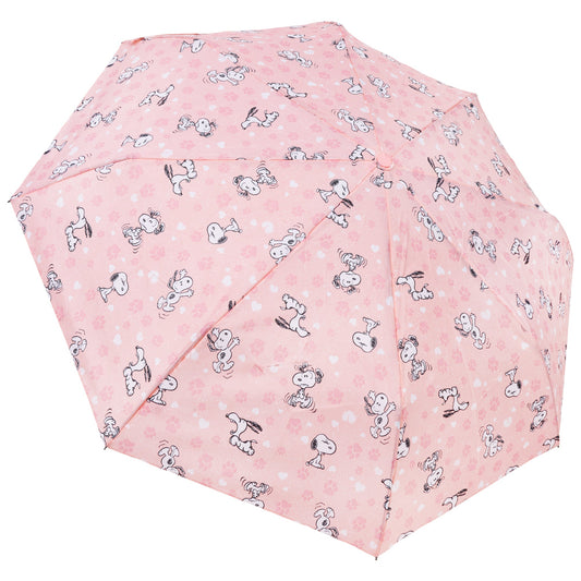 Peanuts Snoopy All-Over Print Automatic Umbrella – Pink-3