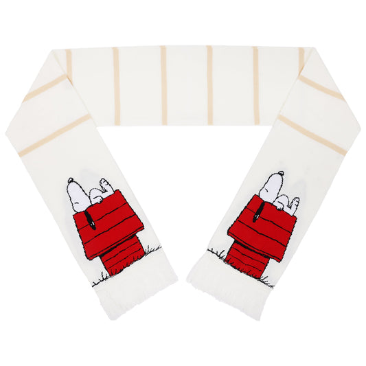 Peanuts Snoopy Red Doghouse beanie and scarf set-6
