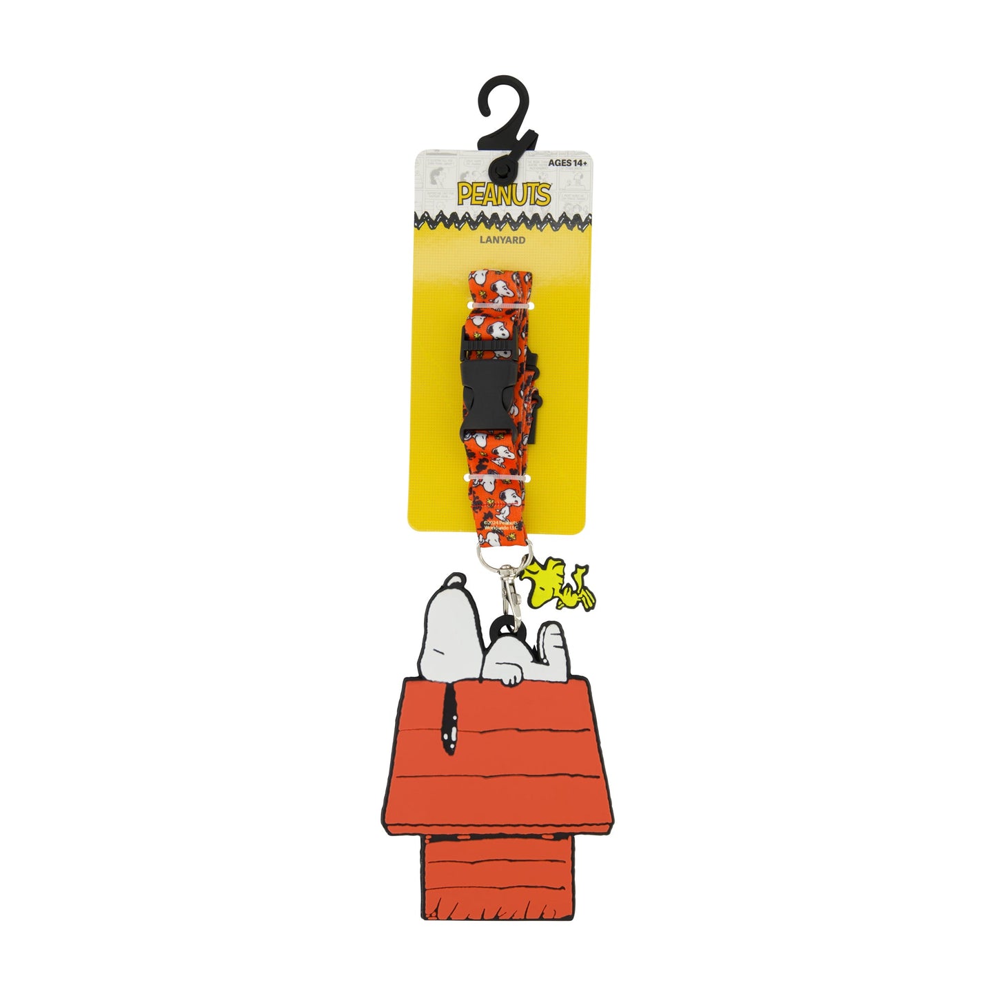 Peanuts Snoopy & Woodstock Doghouse Lanyard