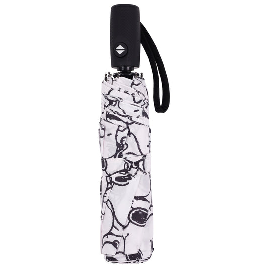 Peanuts Snoopy Black & White Allover Print Umbrella open-4