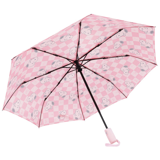 Peanuts Snoopy Pink Checker Umbrella-2