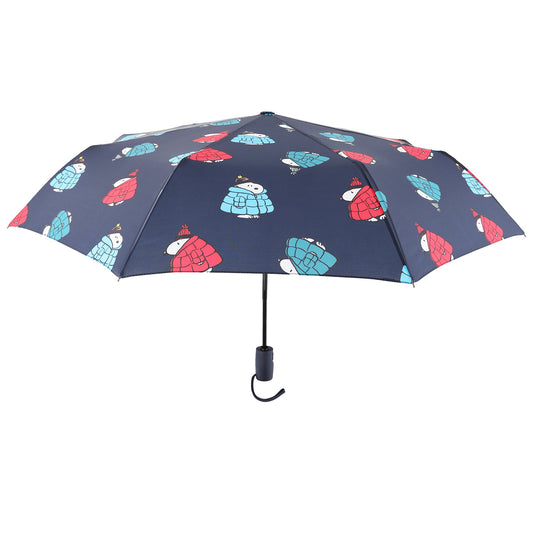 Peanuts Snoopy Puffer Jacket All-Over Print Auto Open & Close Umbrella-0