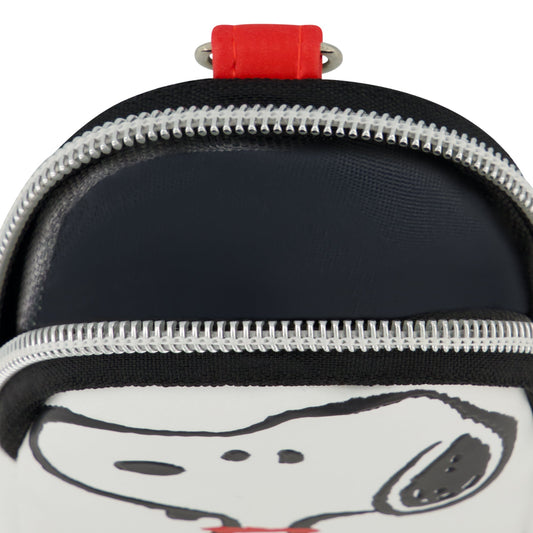 Peanuts Snoopy Mini Zip Coin Pouch Keychain – Compact Travel Case with Clip-4