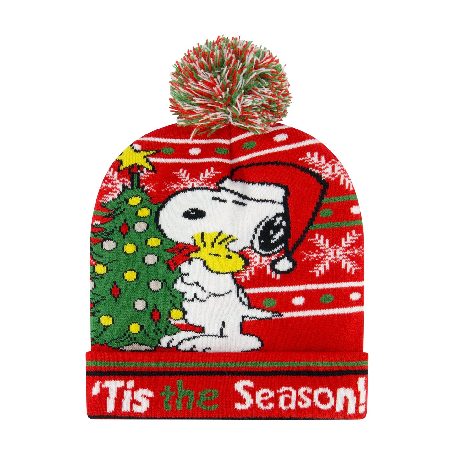 Peanuts Beanie Snoopy Holiday Knit
