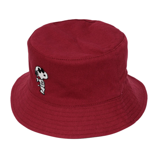 Concept One Women's Peanuts Sleeping Snoopy Denim Adult Bucket Hat-1