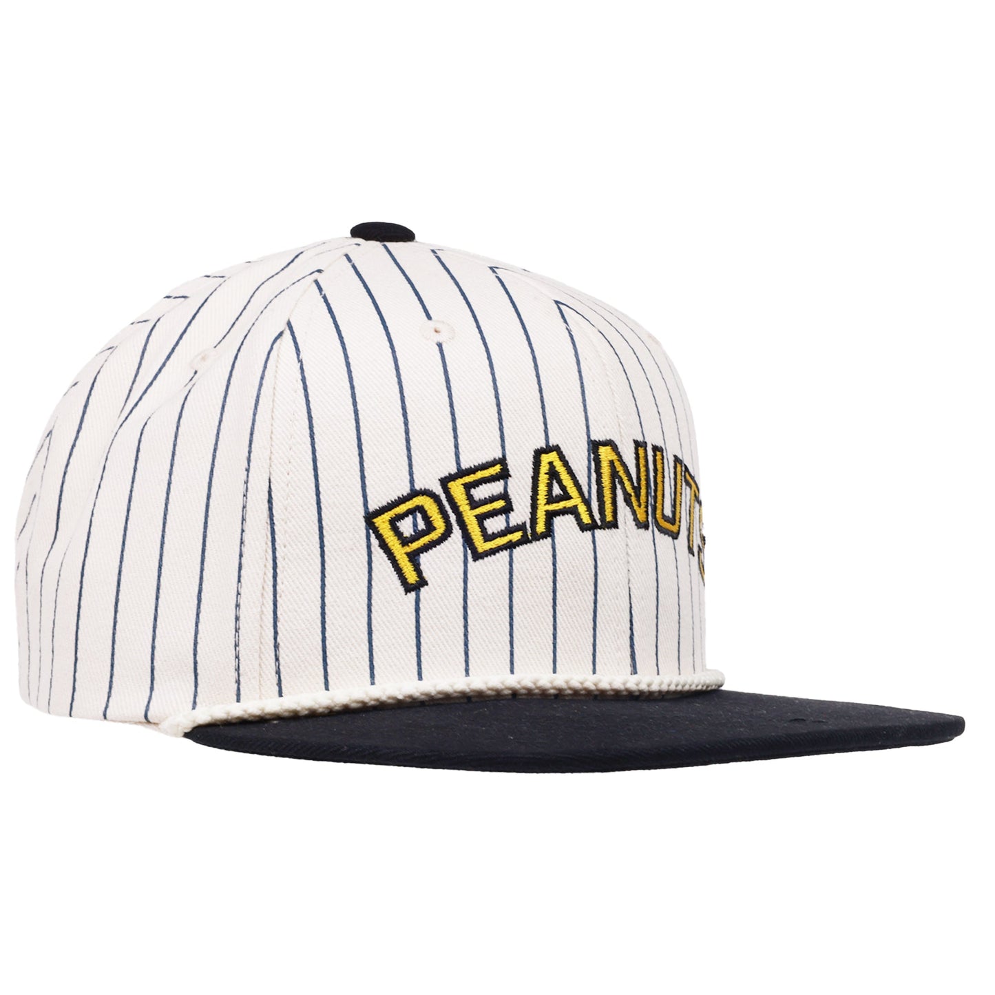 Peanuts Hat Vintage Pinstripe Snapback