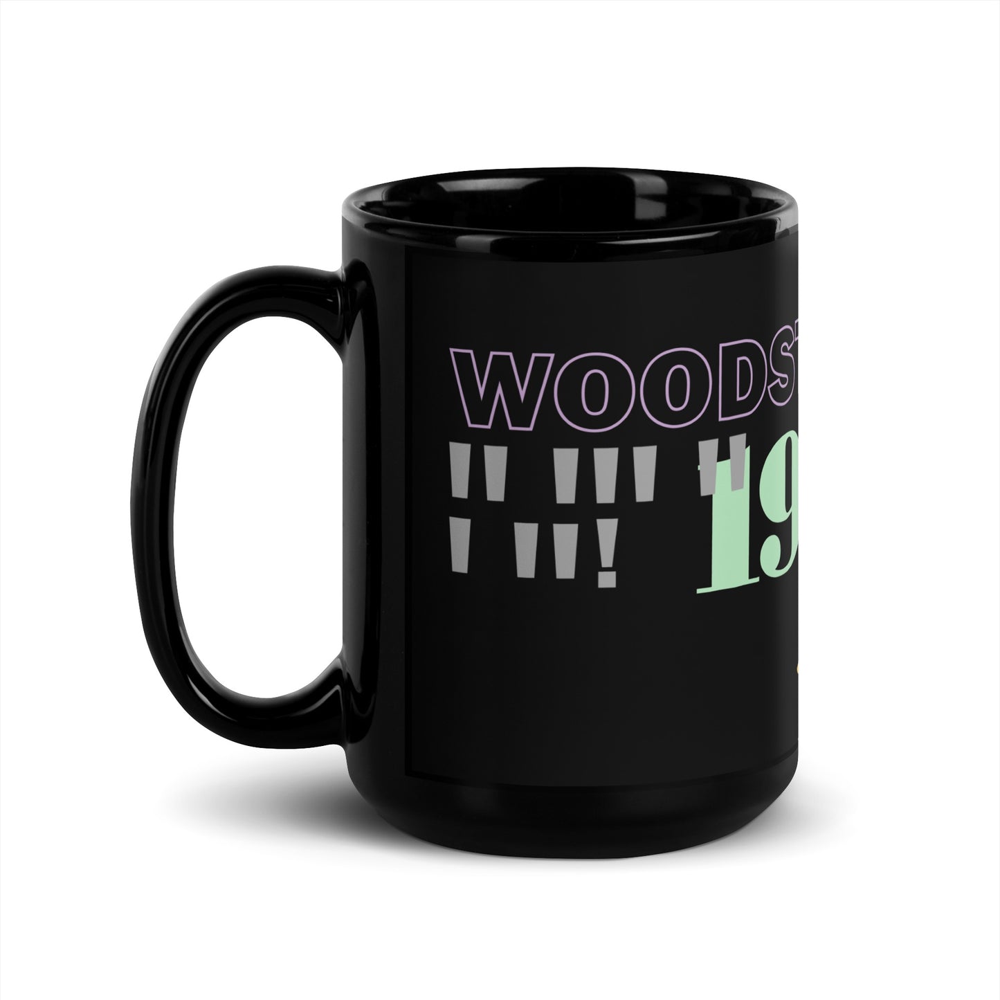 Woodstock 1972 Black Mug