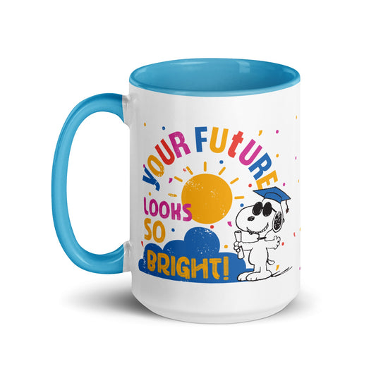 Graduation Snoopy Two Tone Mug-4