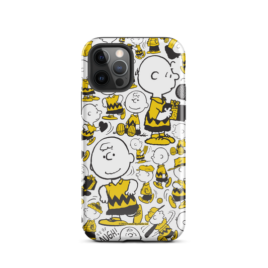 Peanuts Charlie Brown Pattern Tough Phone Case - iPhone-6