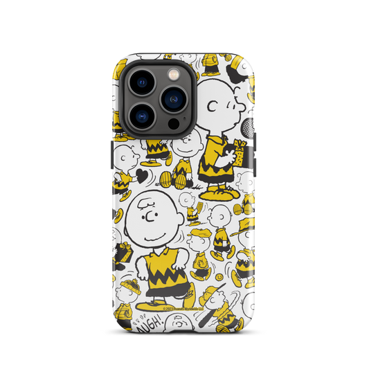 Peanuts Charlie Brown Pattern Tough Phone Case - iPhone-18