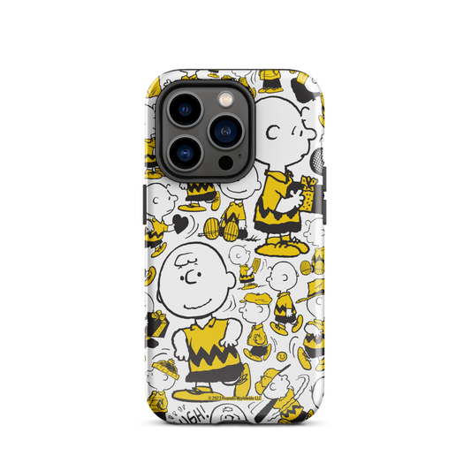 Peanuts Charlie Brown Pattern Tough Phone Case - iPhone-30