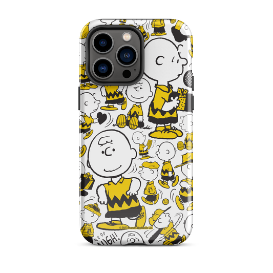 Peanuts Charlie Brown Pattern Tough Phone Case - iPhone-33