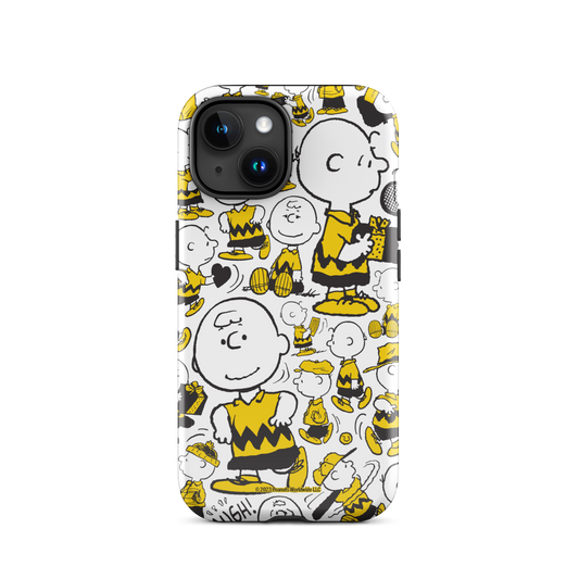 Peanuts Charlie Brown Pattern Tough Phone Case - iPhone-36