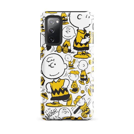 Peanuts Charlie Brown Pattern Tough Phone Case - Samsung-3