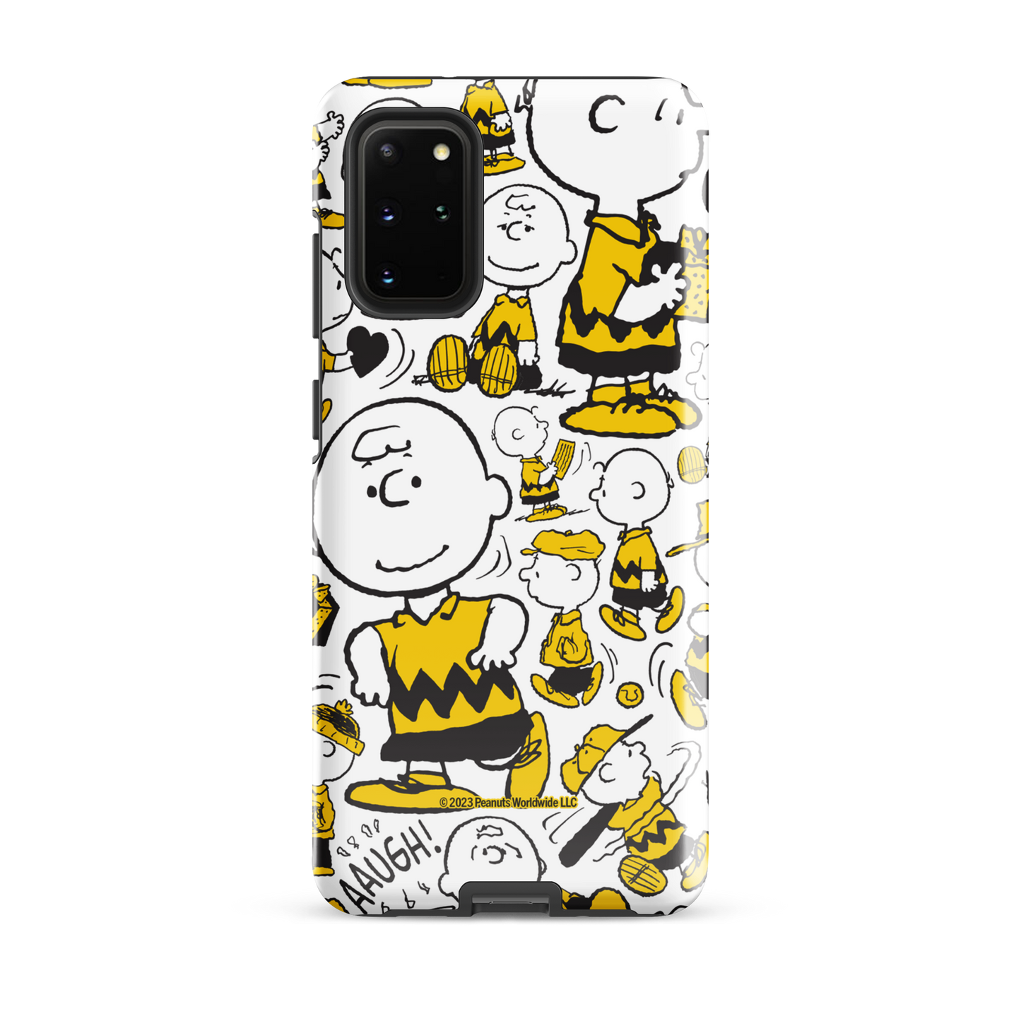 Peanuts Charlie Brown Pattern Tough Phone Case - Samsung