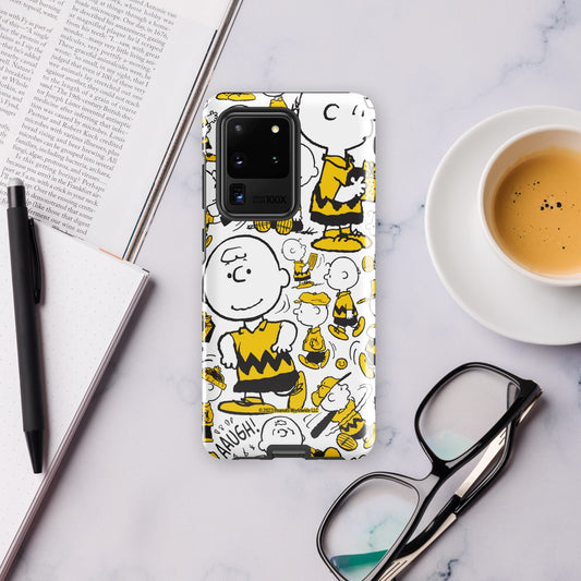 Peanuts Charlie Brown Pattern Tough Phone Case - Samsung-11