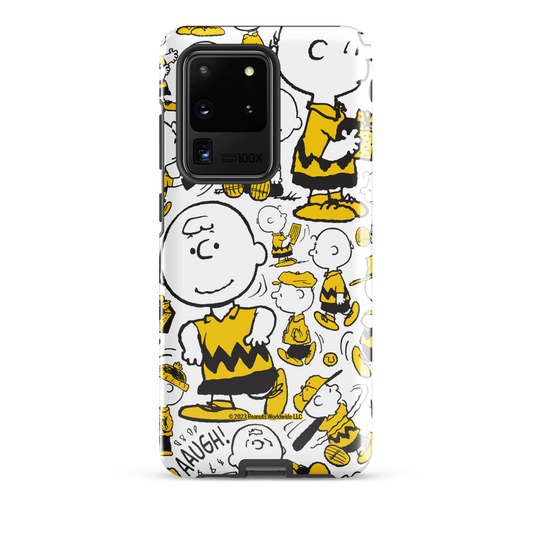 Peanuts Charlie Brown Pattern Tough Phone Case - Samsung-9