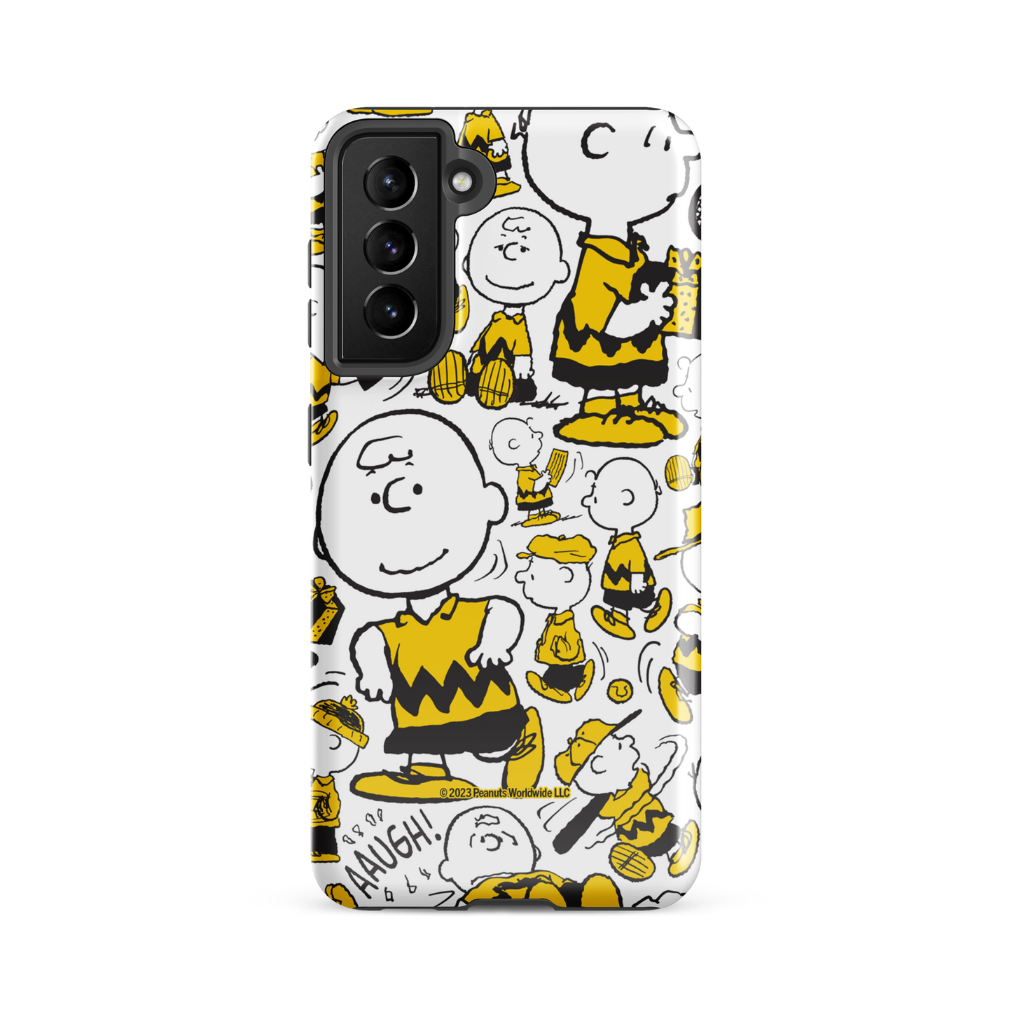 Peanuts Charlie Brown Pattern Tough Phone Case - Samsung