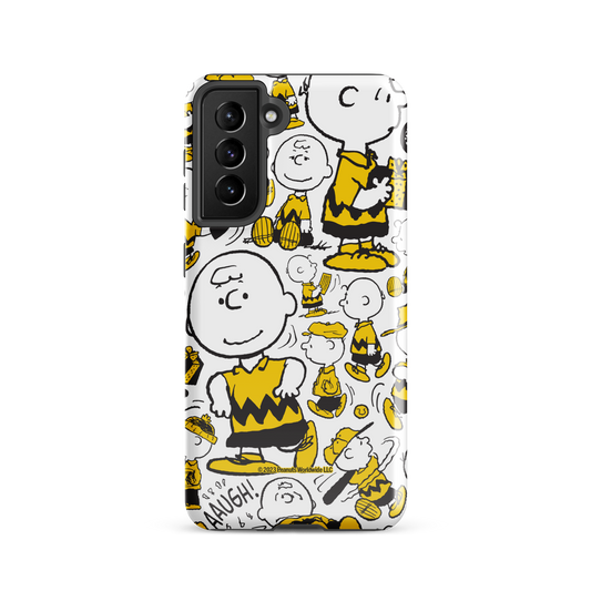 Peanuts Charlie Brown Pattern Tough Phone Case - Samsung-12