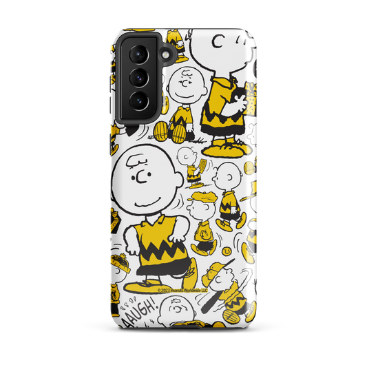 Peanuts Charlie Brown Pattern Tough Phone Case - Samsung-18