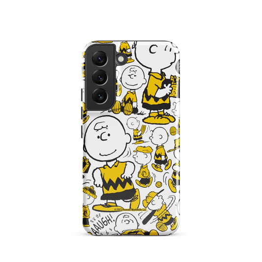 Peanuts Charlie Brown Pattern Tough Phone Case - Samsung-24