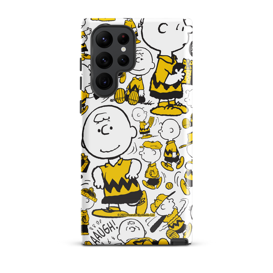 Peanuts Charlie Brown Pattern Tough Phone Case - Samsung-30