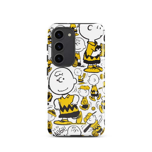 Peanuts Charlie Brown Pattern Tough Phone Case - Samsung-33
