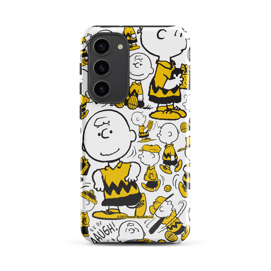Peanuts Charlie Brown Pattern Tough Phone Case - Samsung-36