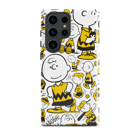 Peanuts Charlie Brown Pattern Tough Phone Case - Samsung-39