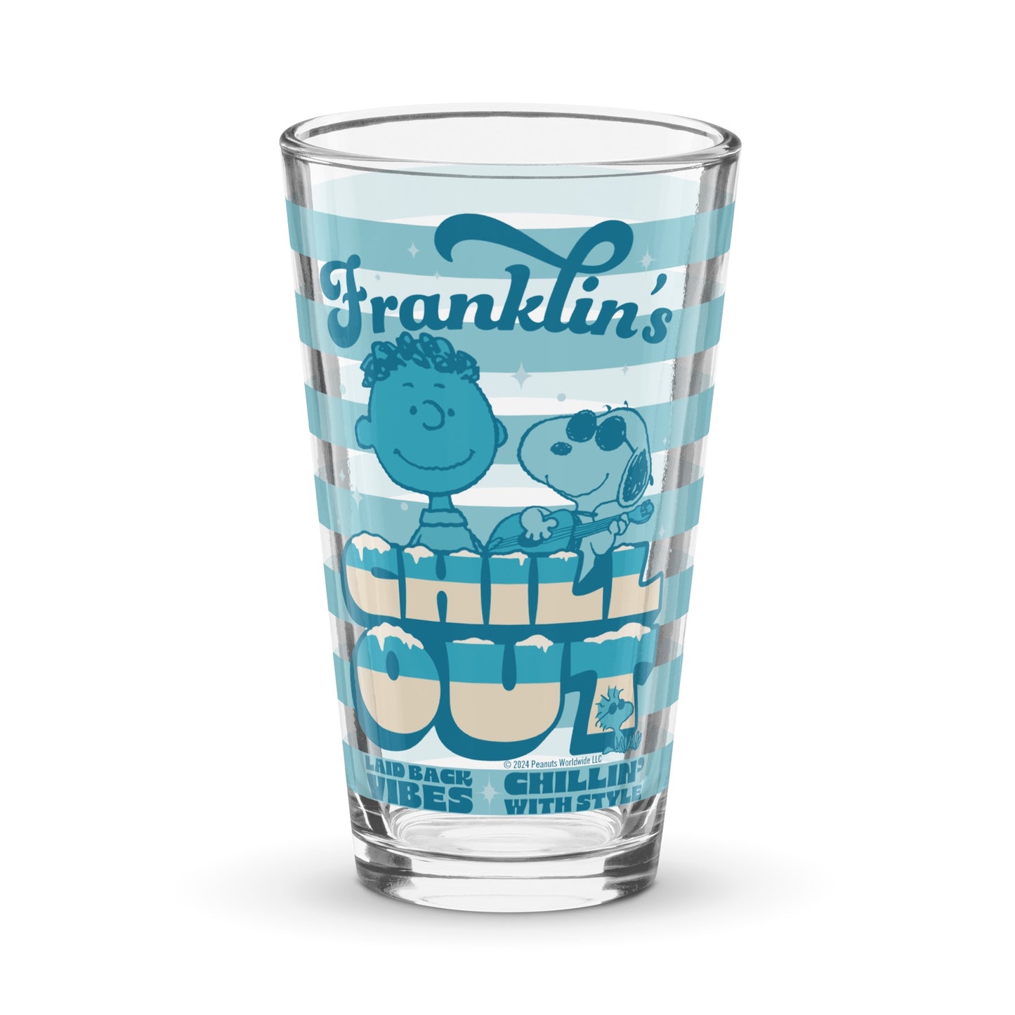 Peanuts Franklin's Chill Out Pint Glass
