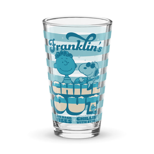 Peanuts Franklin's Chill Out Pint Glass-0