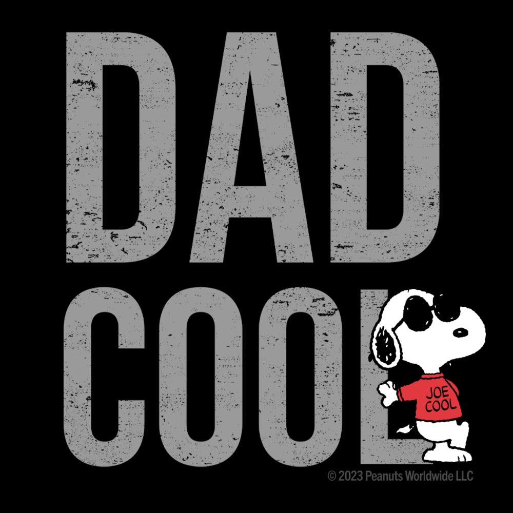 Snoopy Joe Cool Dad Cool Personalized Black Mug