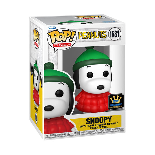 Peanuts Snoopy in Coat with Chance of Chase Funko Pop! Figure-1