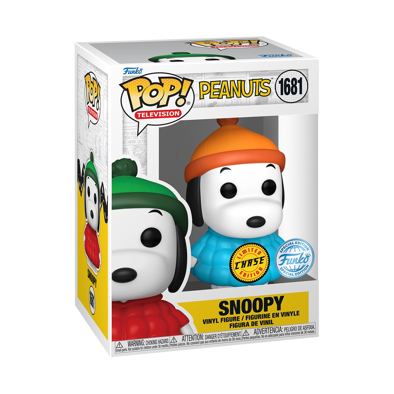 Peanuts Snoopy in Coat with Chance of Chase Funko Pop! Figure