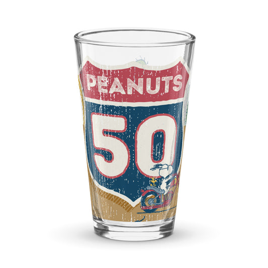 Peanuts Snoopy Desert Shaker Pint Glass-0