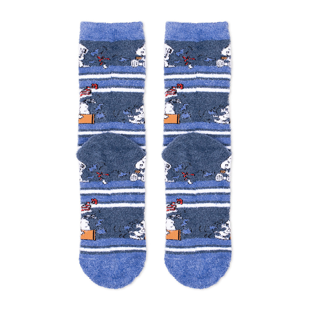 Peanuts Fuzzy Festive Socks