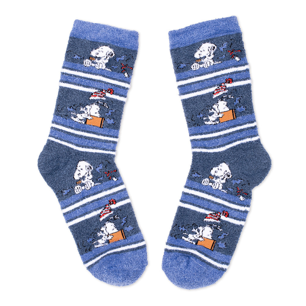 Peanuts Fuzzy Festive Socks