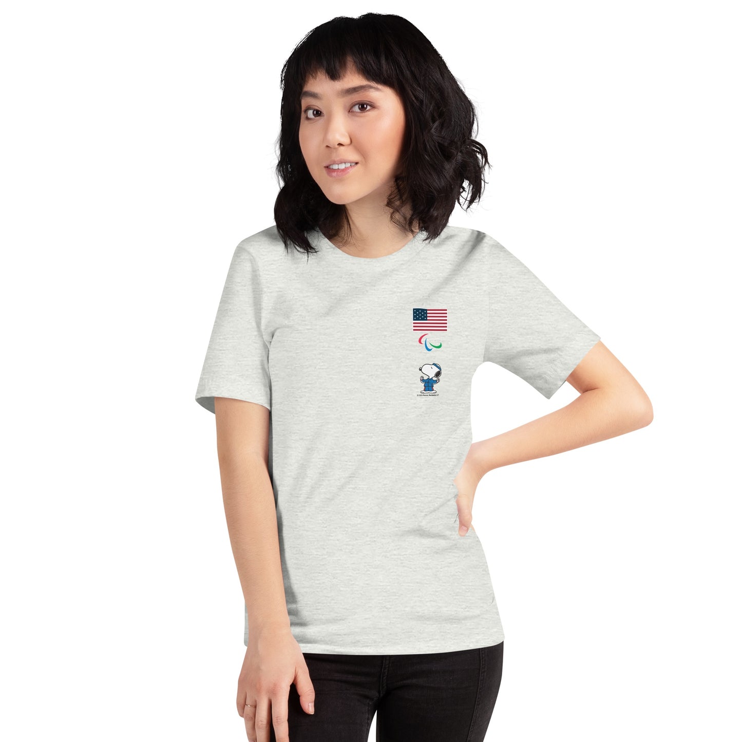 Peanuts Snoopy Team USA Flag T-Shirt