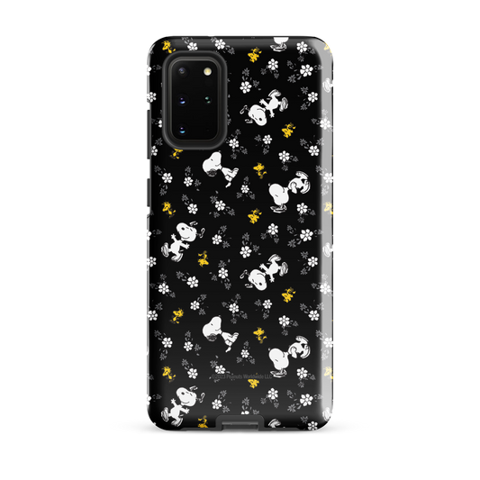 Peanuts Woodstock and Snoopy Floral Pattern Samsung Tough Case-7