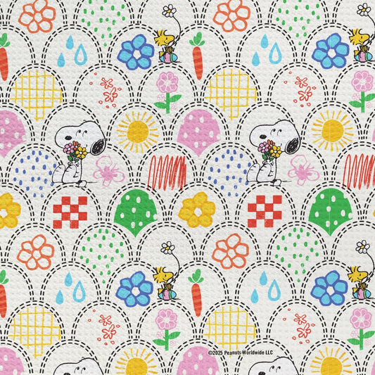 Peanuts Flowers Kitchen Towel-1