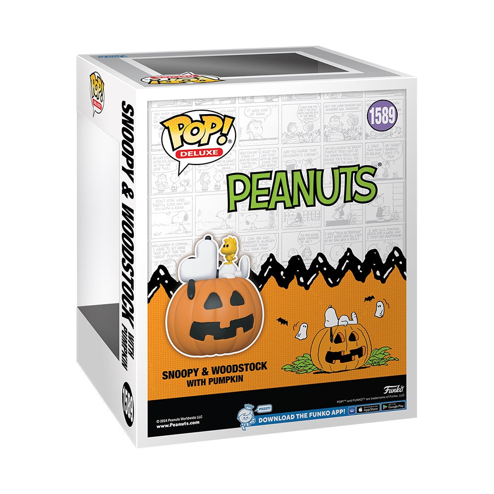 Peanuts Snoopy and Woodstock The Great Pumpkin Deluxe Funko Pop! Figure