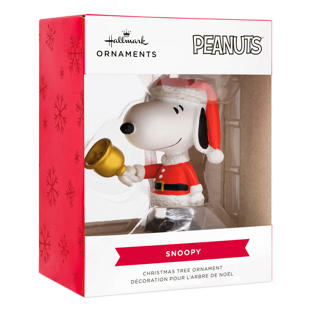 Peanuts Snoopy as Santa Ornament