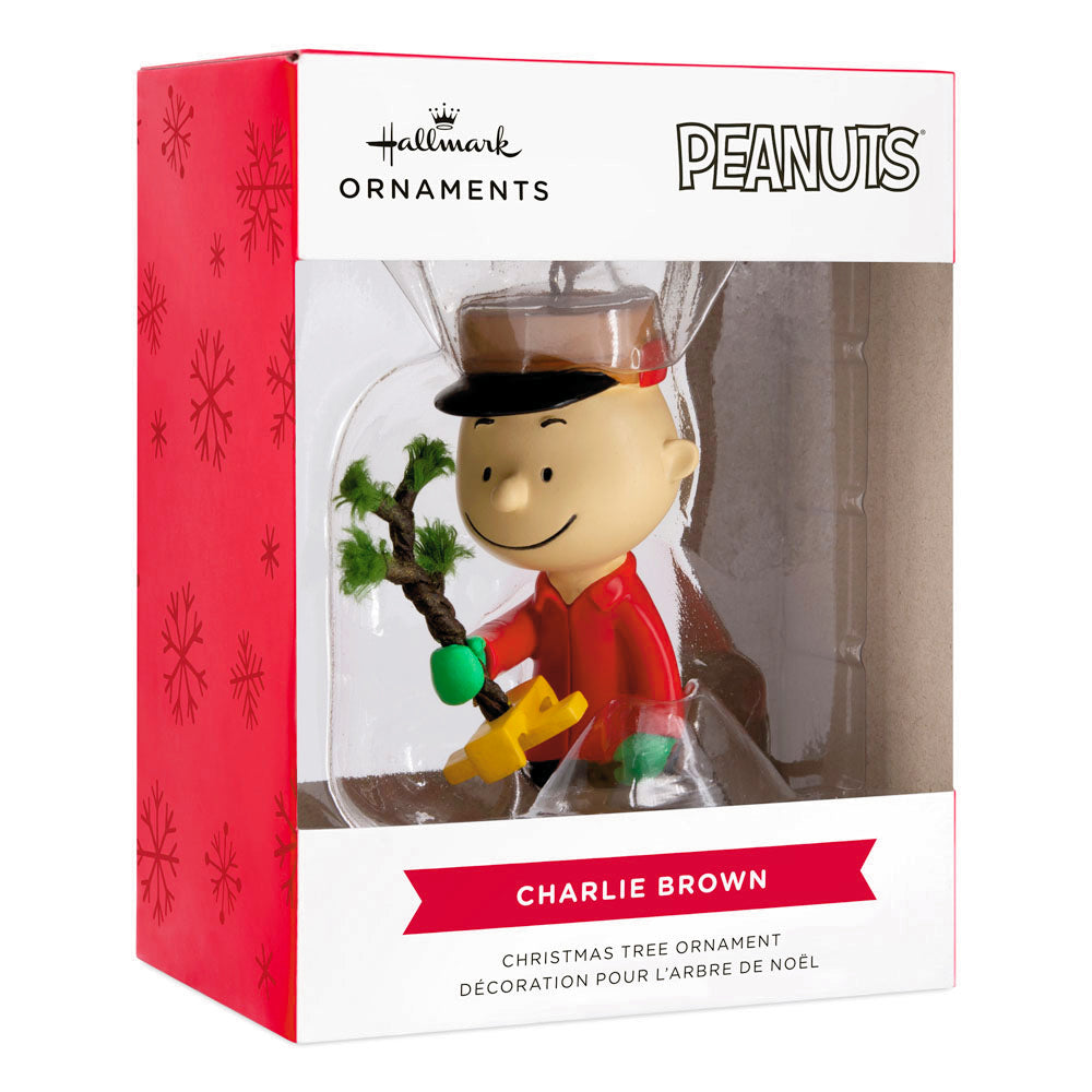 Peanuts Charlie Brown with Tree Ornament