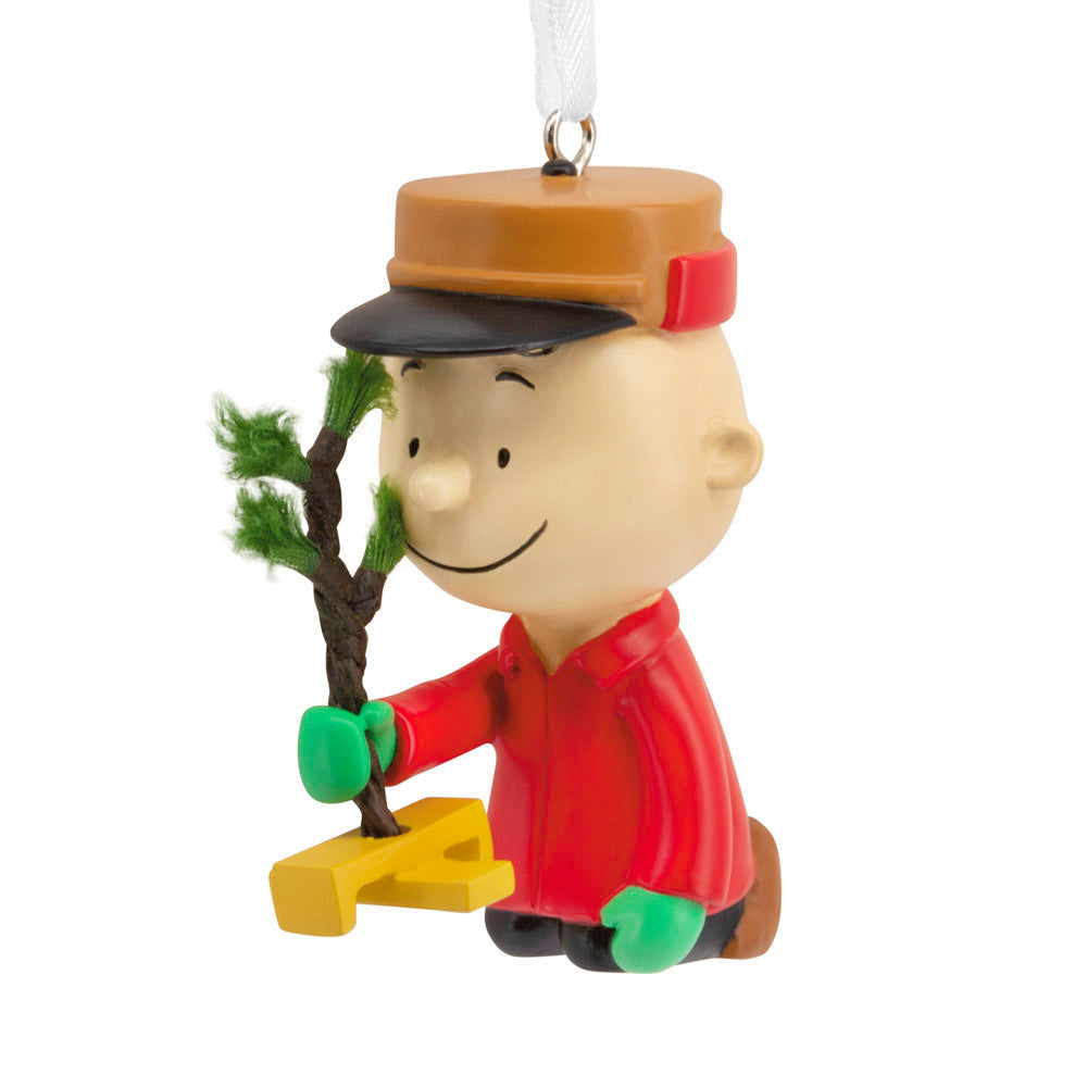 Peanuts Charlie Brown with Tree Ornament