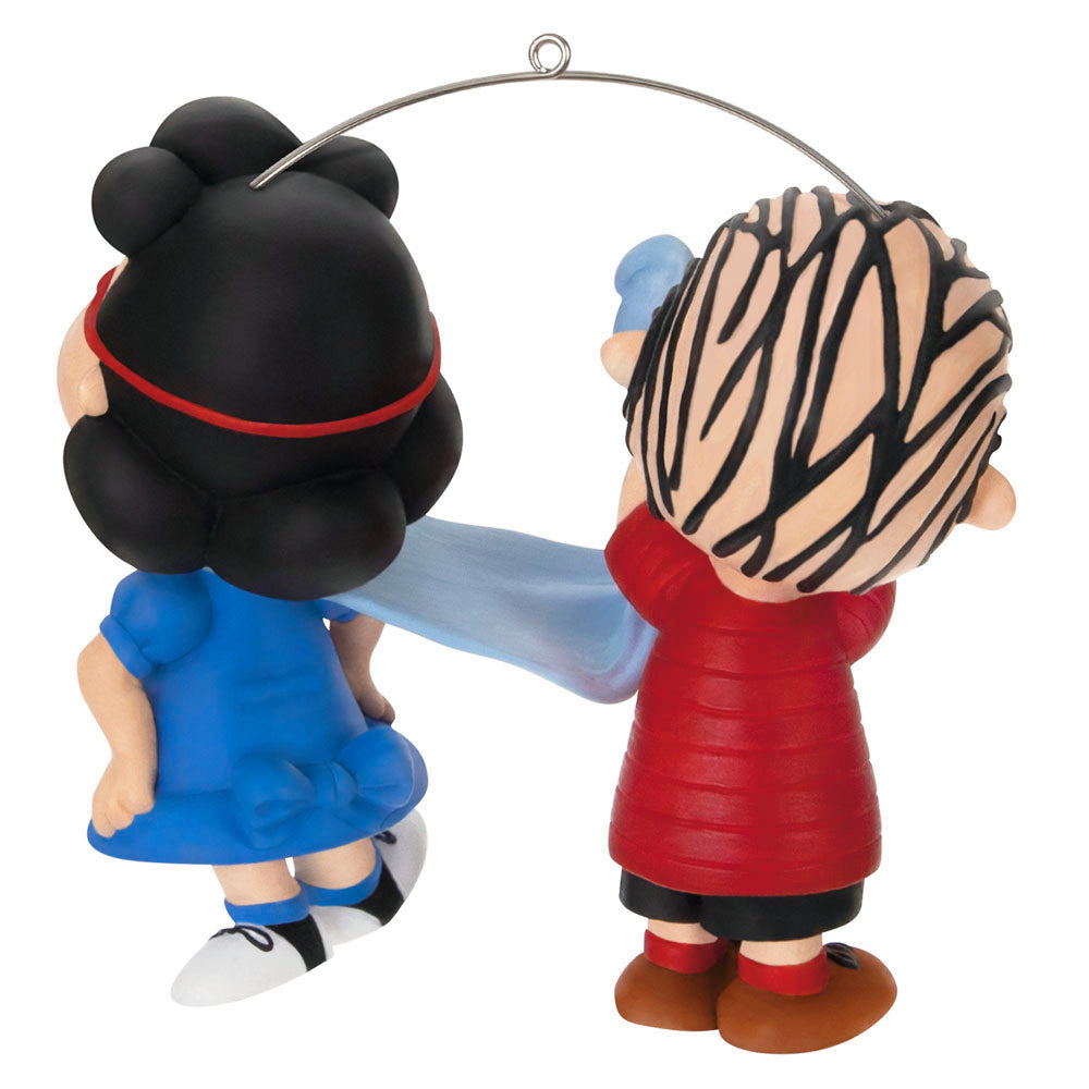 Peanuts Gang Super Lucy and Her Pal Linus Keepsake Ornament