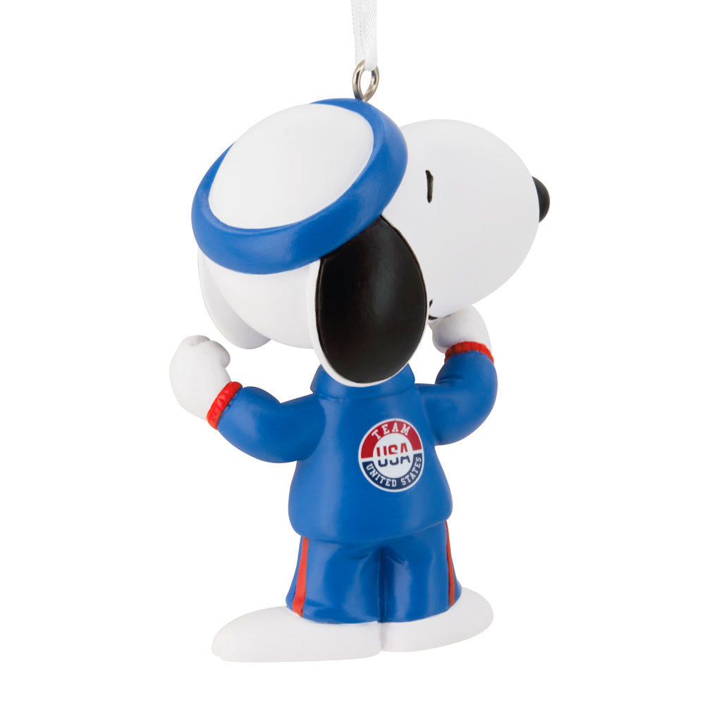 Peanuts Snoopy Olympics Team USA Ornament