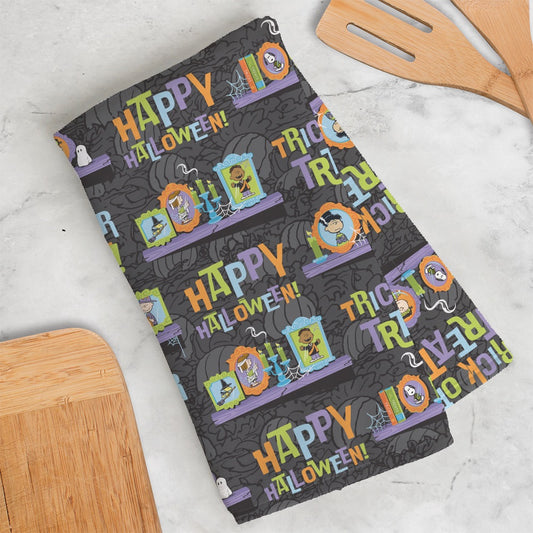 Peanuts Halloween Kitchen Towel-0