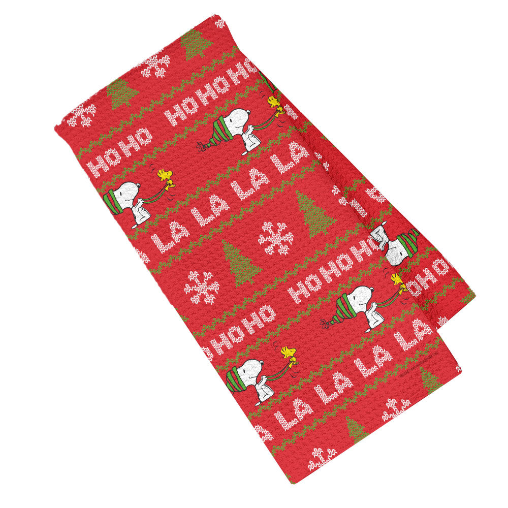 Peanuts HoHoHo Christmas Kitchen Towel