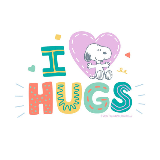 Snoopy I Love Hugs Baby Bodysuit-3