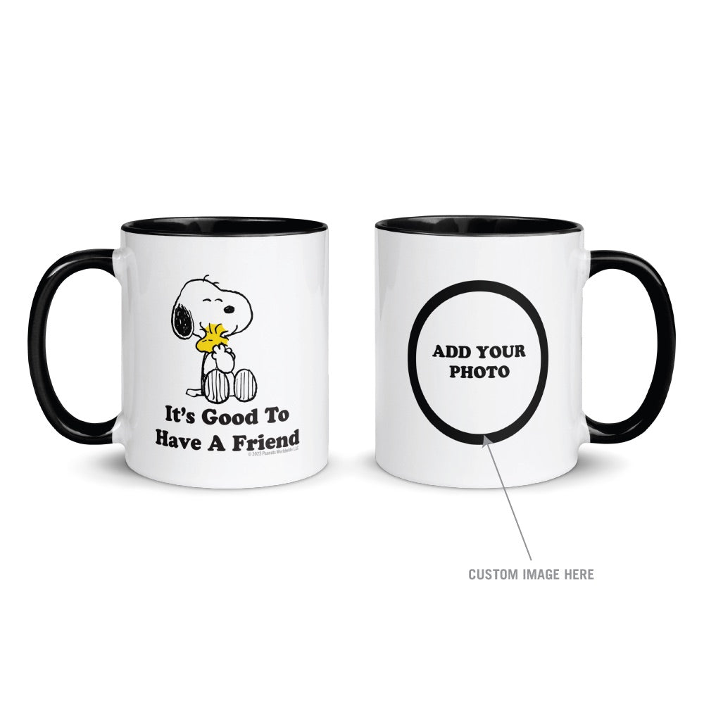 It's Good To Have A Friend Personalized Two Tone Mug